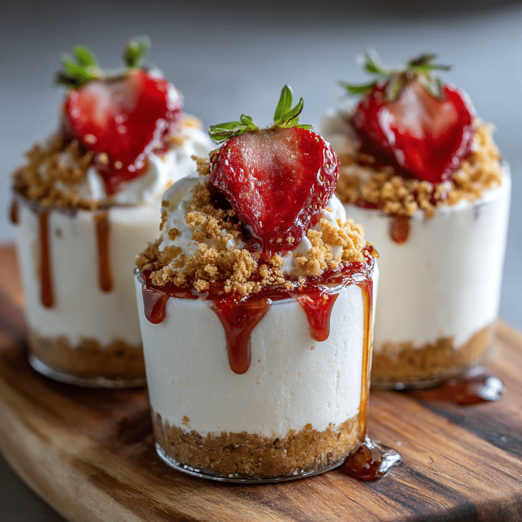 No-Bake Cheesecake Cups Recipe - Recipe Image