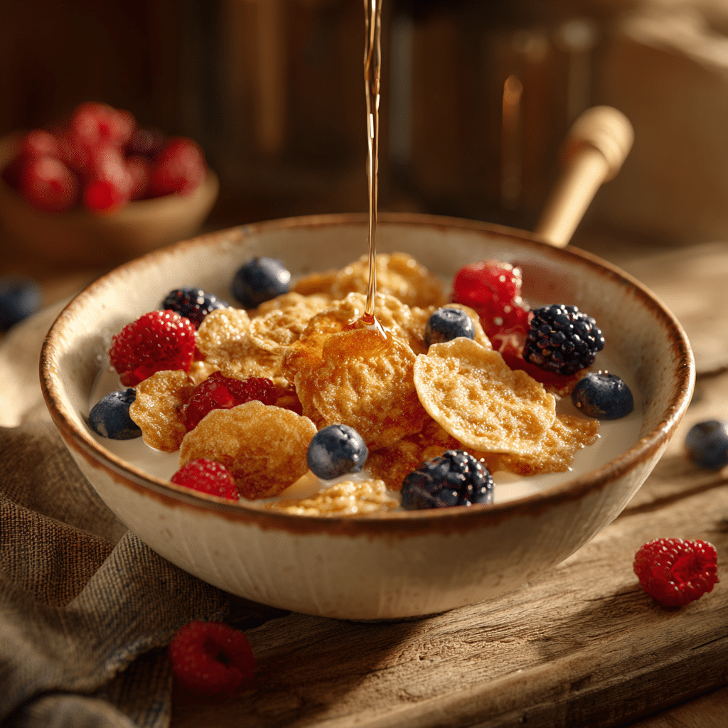 Mini Pancake Cereal Recipe - Recipe Image
