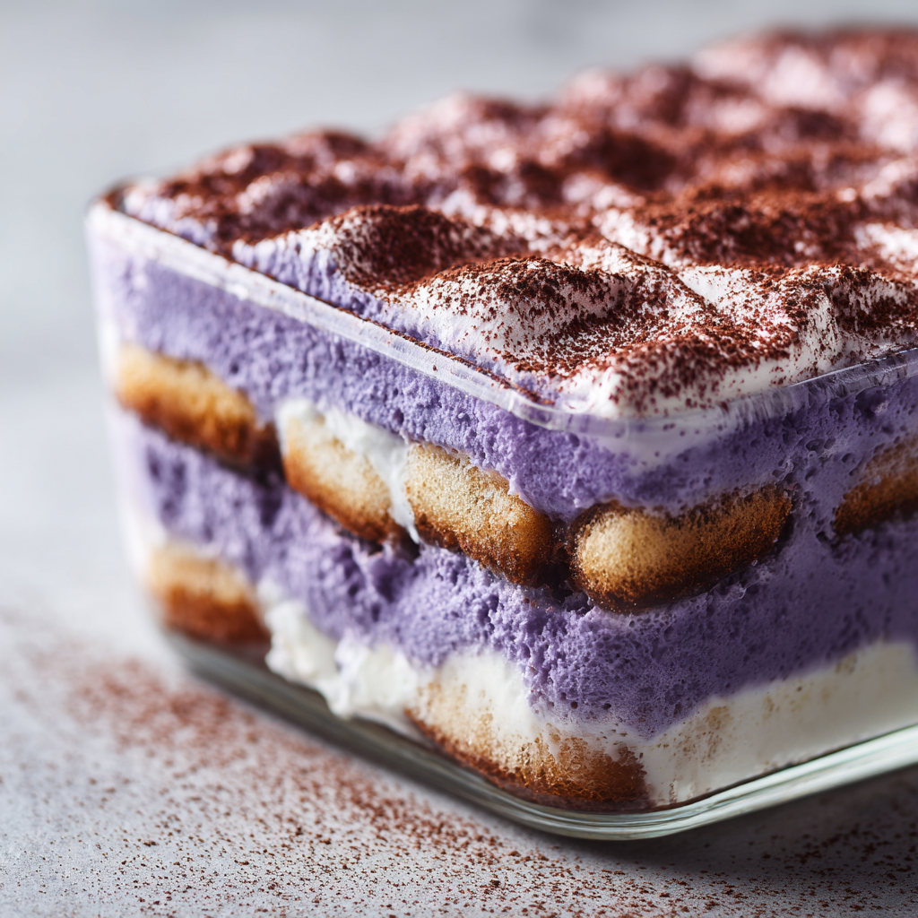 Ube Tiramisu - A Super Pinoy Version Recipe - Recipe Image
