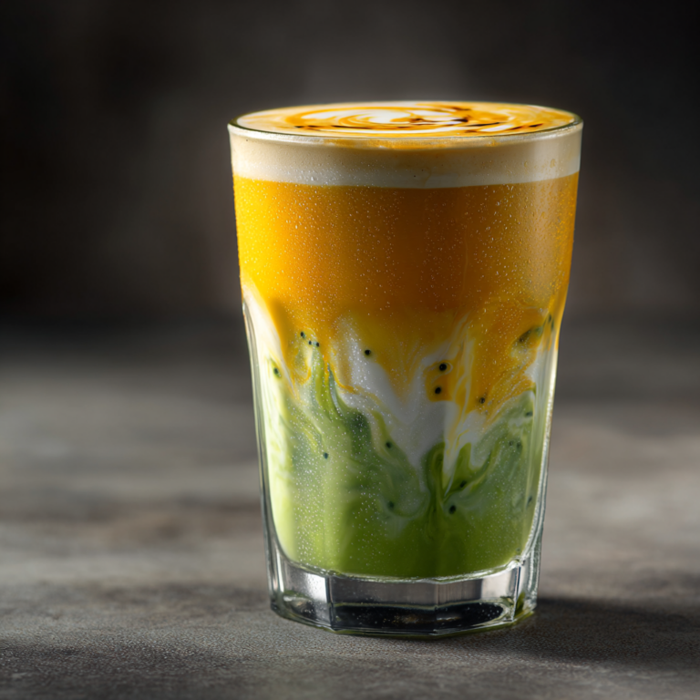 Mango Pandan Latte Recipe