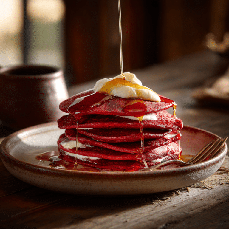 Red Velvet Pancake Tacos Recipe