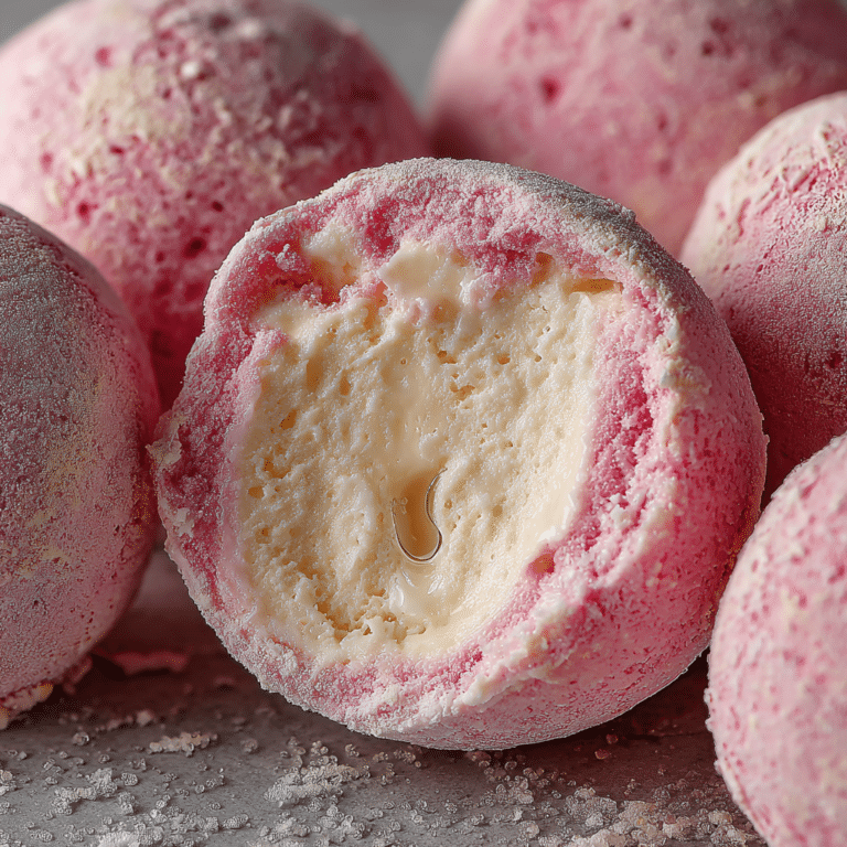 Strawberry Mochi Ice Cream Recipe