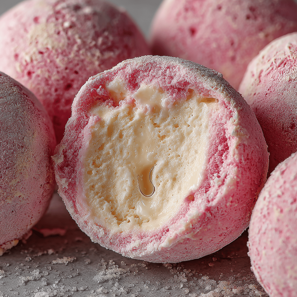 Strawberry Mochi Ice Cream Recipe