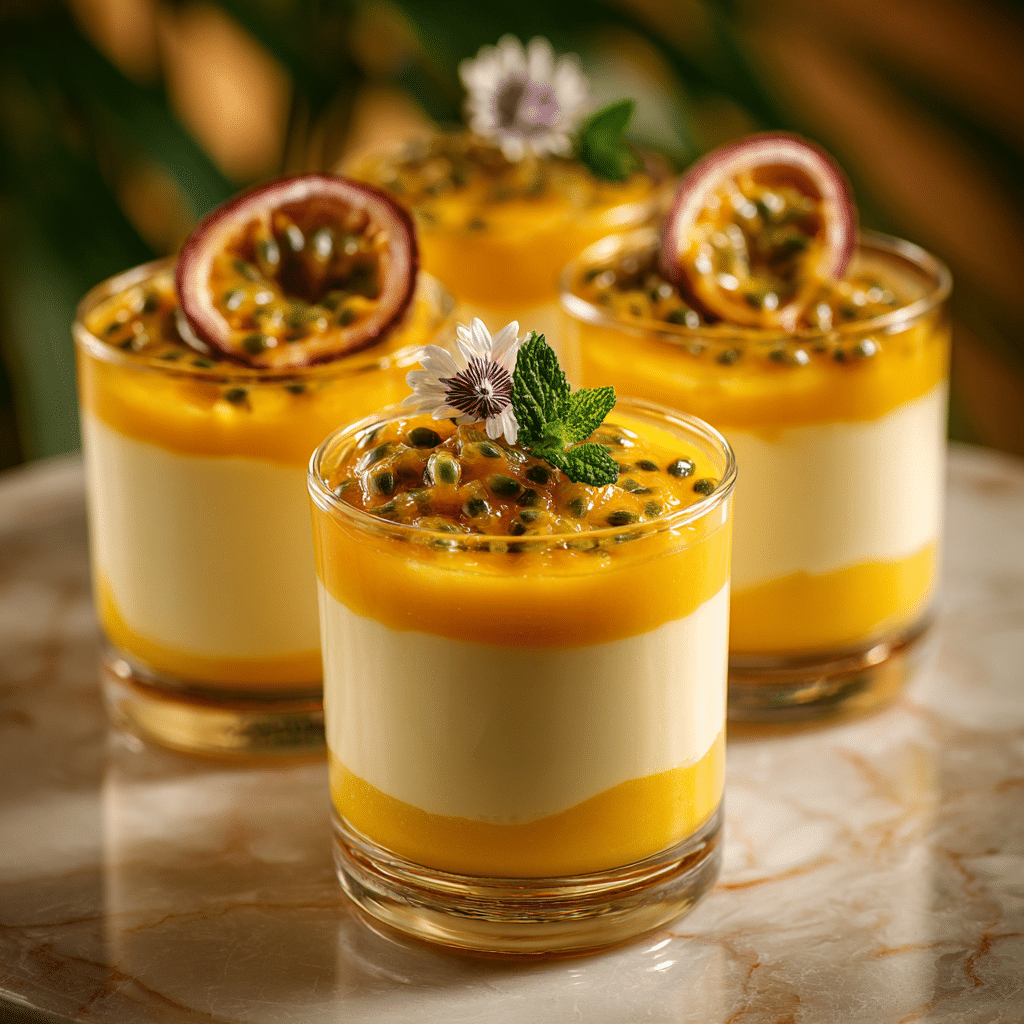 Mango Passion Fruit Mousse Recipe - Recipe Image