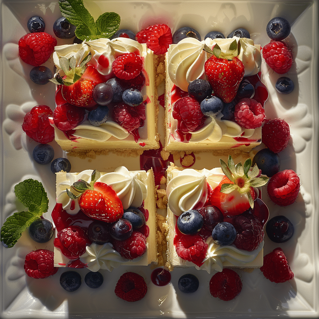 Mixed Berry Cheesecake Parfaits Recipe - Recipe Image