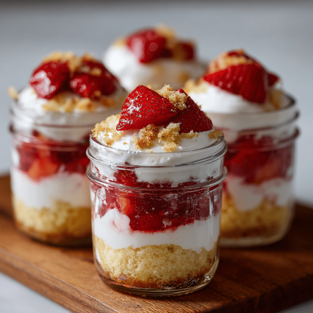 Strawberry Shortcake Jars Recipe - Recipe Image