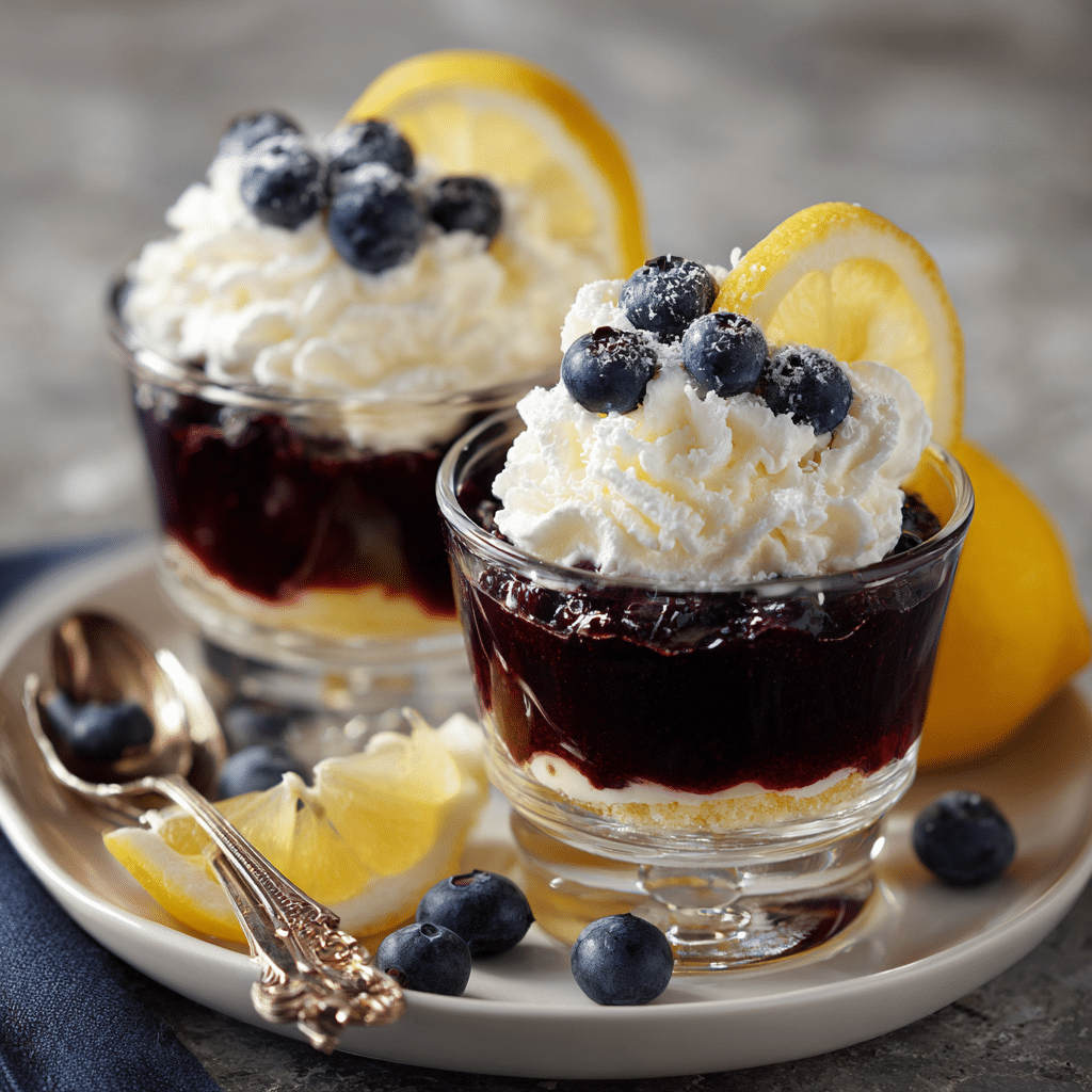 Blueberry Lemon Dessert Cups Recipe - Recipe Image