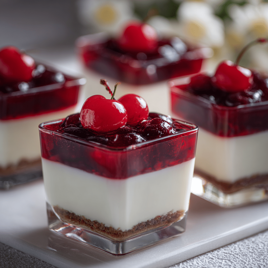 Cherry Coconut Dessert Cups Recipe - Recipe Image