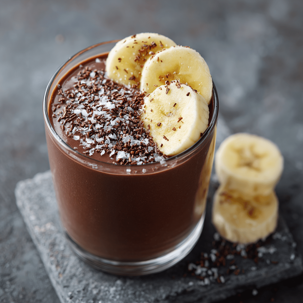 Banana Chocolate Smoothie Recipe - Recipe Image