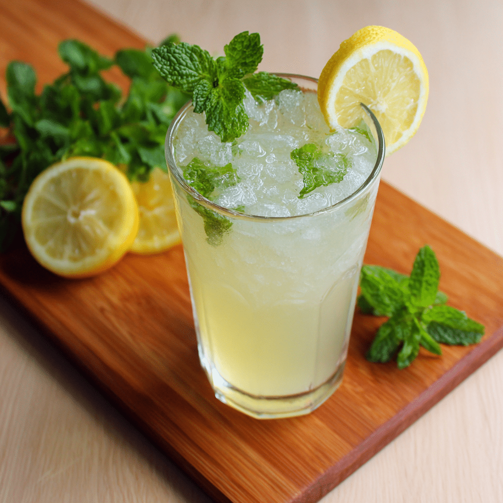 Lemon Mint Cooler Recipe - Recipe Image