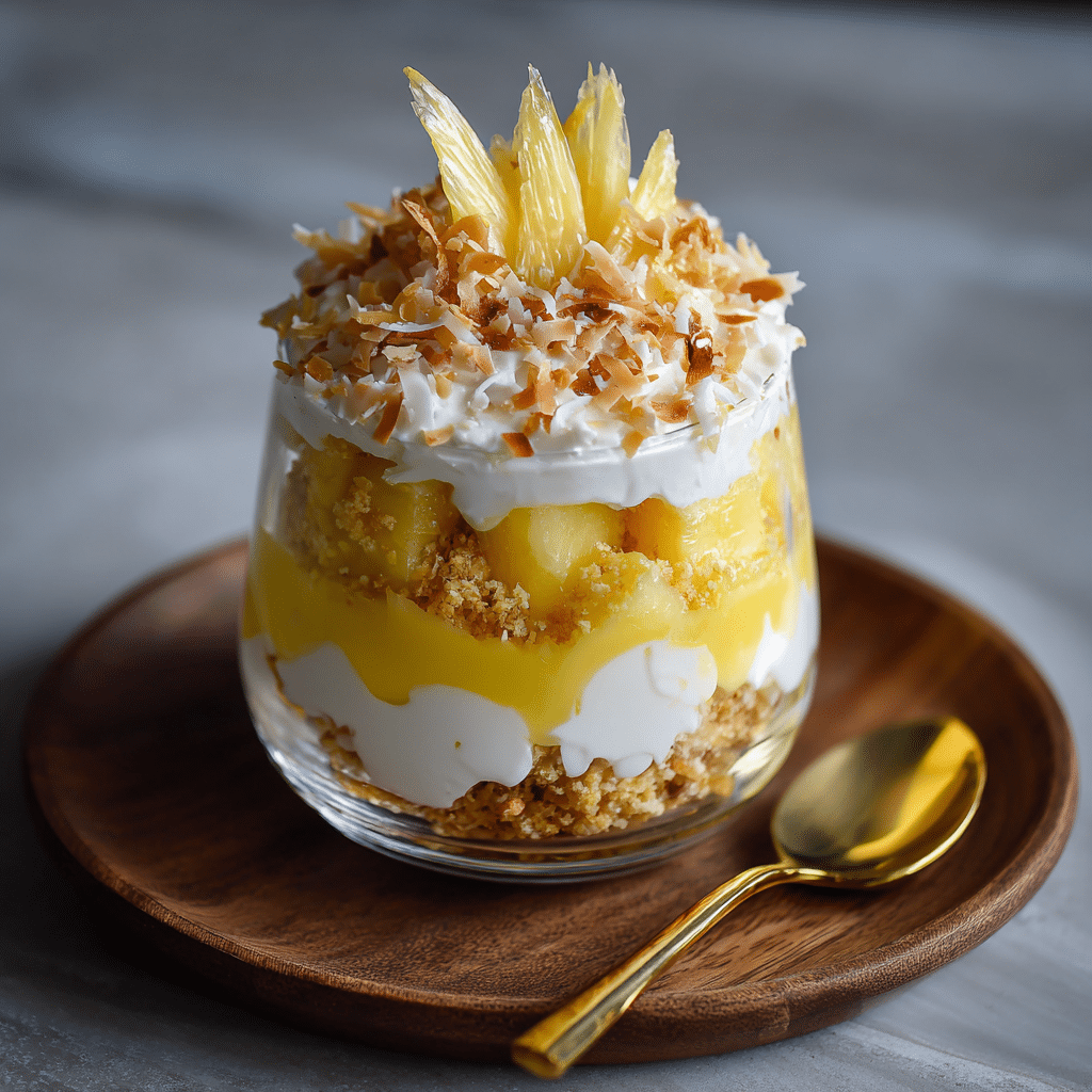 Pineapple Coconut Parfait Recipe - Recipe Image
