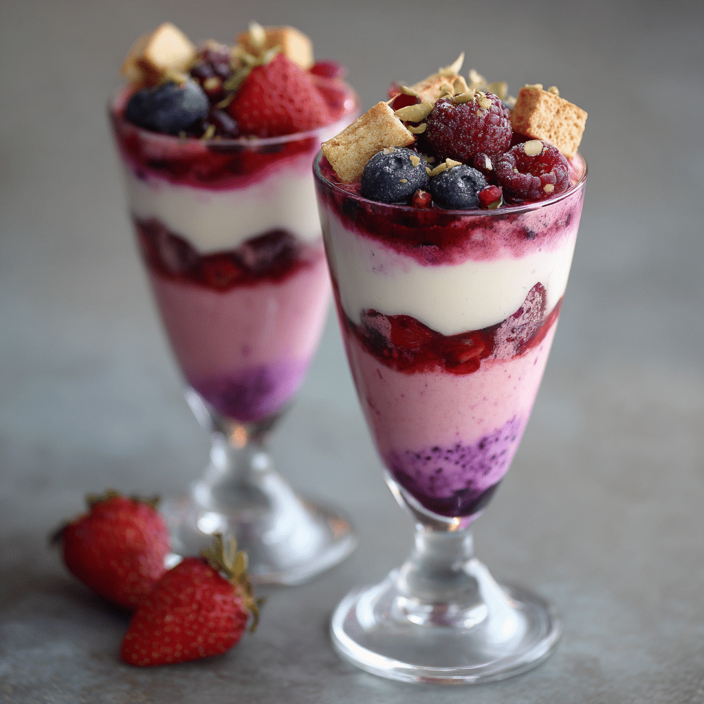 Tropical Berry Yogurt Parfaits Recipe - Recipe Image
