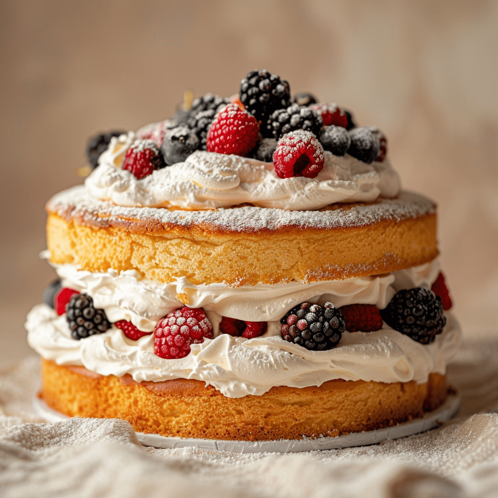 Vanilla Sponge Cake Recipe - Recipe Image